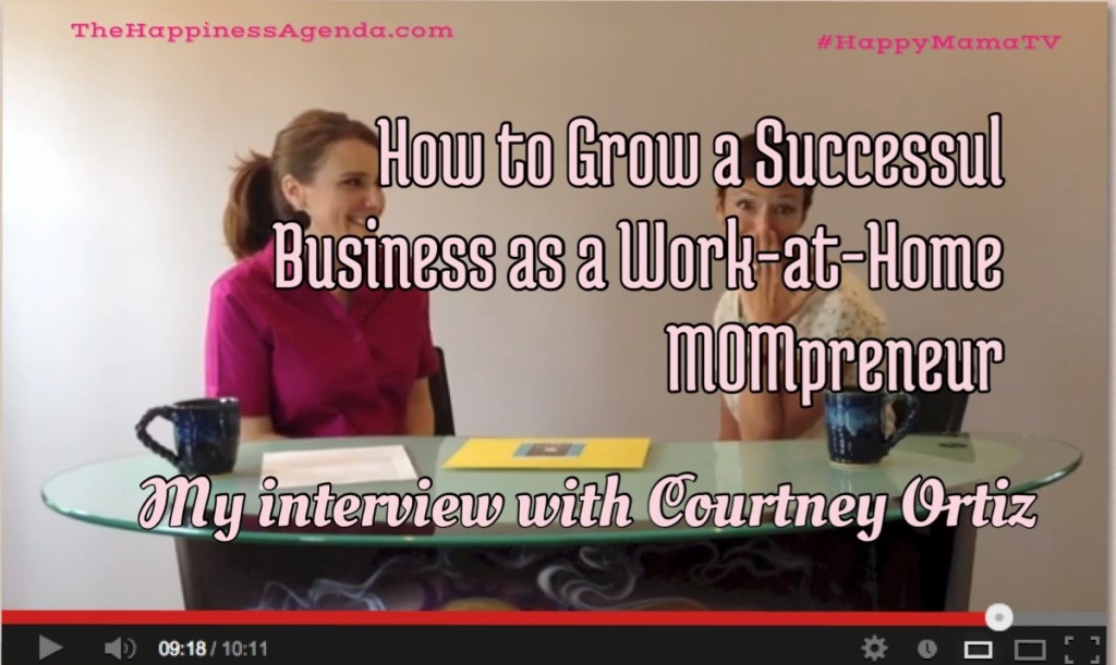How to Grow a Successful Business as a Work-at-Home Mompreneur; Stacy Boegem interviews Courtney Ortiz